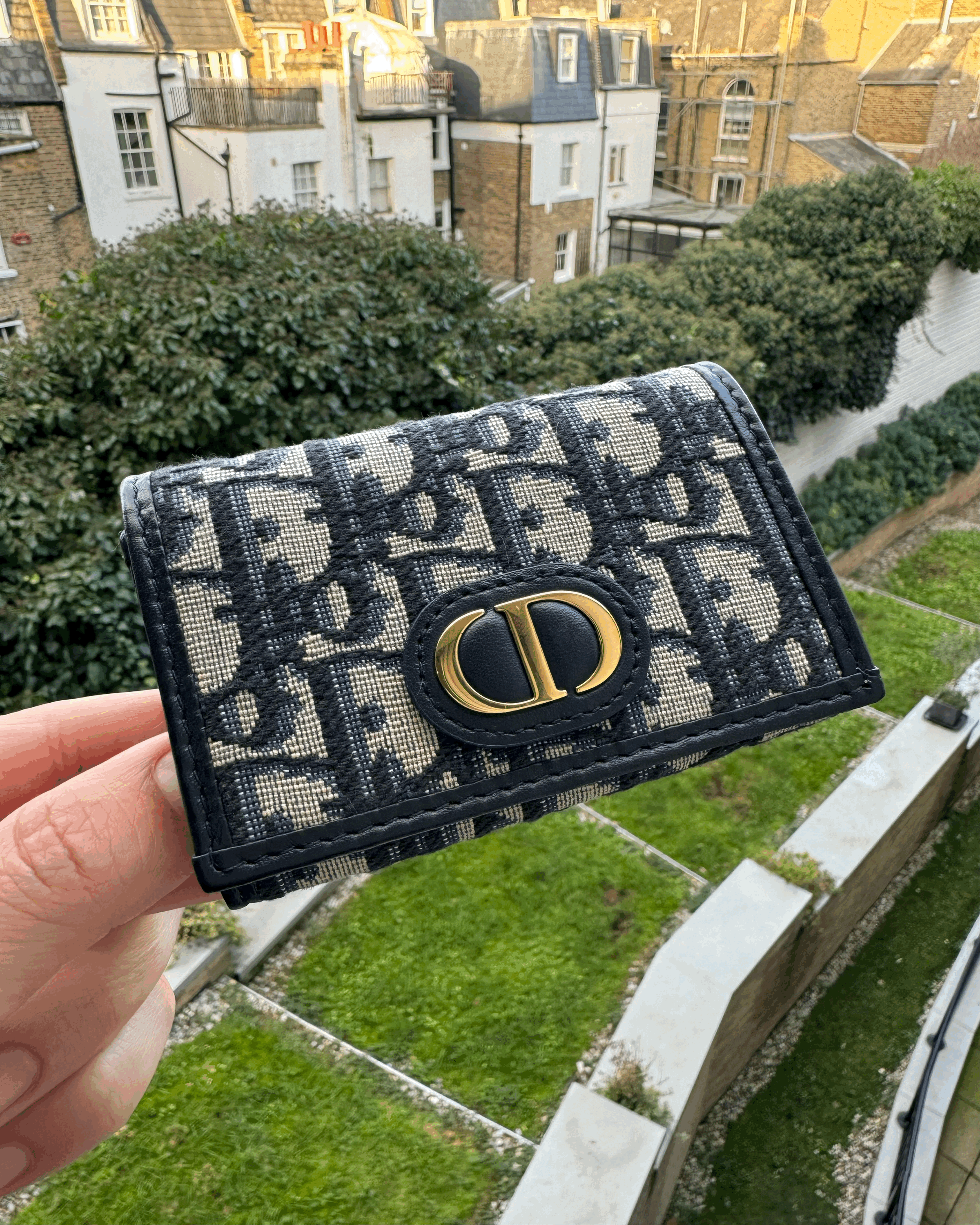 Lady Dior Lotus Wallet CHRISTIAN DIOR 30 Montaigne Wallet Oblique