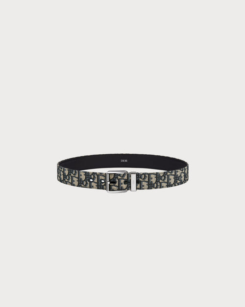 CHRISTIAN DIOR Men's 35MM Belt | 迪奧 男仕皮帶 (藍色老花)