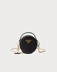 PRADA Saffiano Leather Mini-Pouch | 普拉达 迷你袋 (Black)