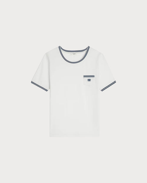 CELINE 70's Triomphe T-Shirt Cotton Jersey(Many)