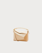 LOEWE Puzzle Bag(Mini/Beige/Multicolor)