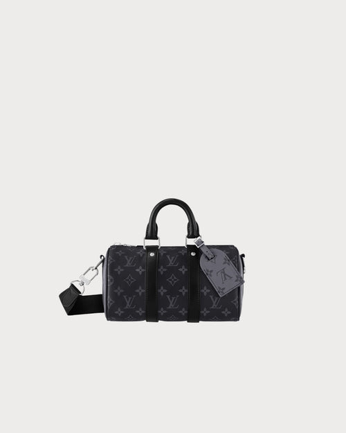 LOUIS VUITTON M46271 Men's Keepall Bandouliere 25 Bag | Louis Vuitton Men's Handbag (Black)