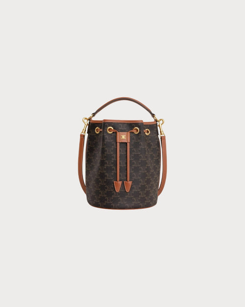 CELINE Clara Bag Canvas | 赛琳 水桶袋 (啡色)