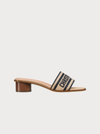 CHRISTIAN DIOR Dway Heeled Slide Raffia(2 Colors)