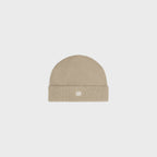 CELINE Triomphe Beanie in wool and cashmere | 賽琳 冷帽 (沙色)