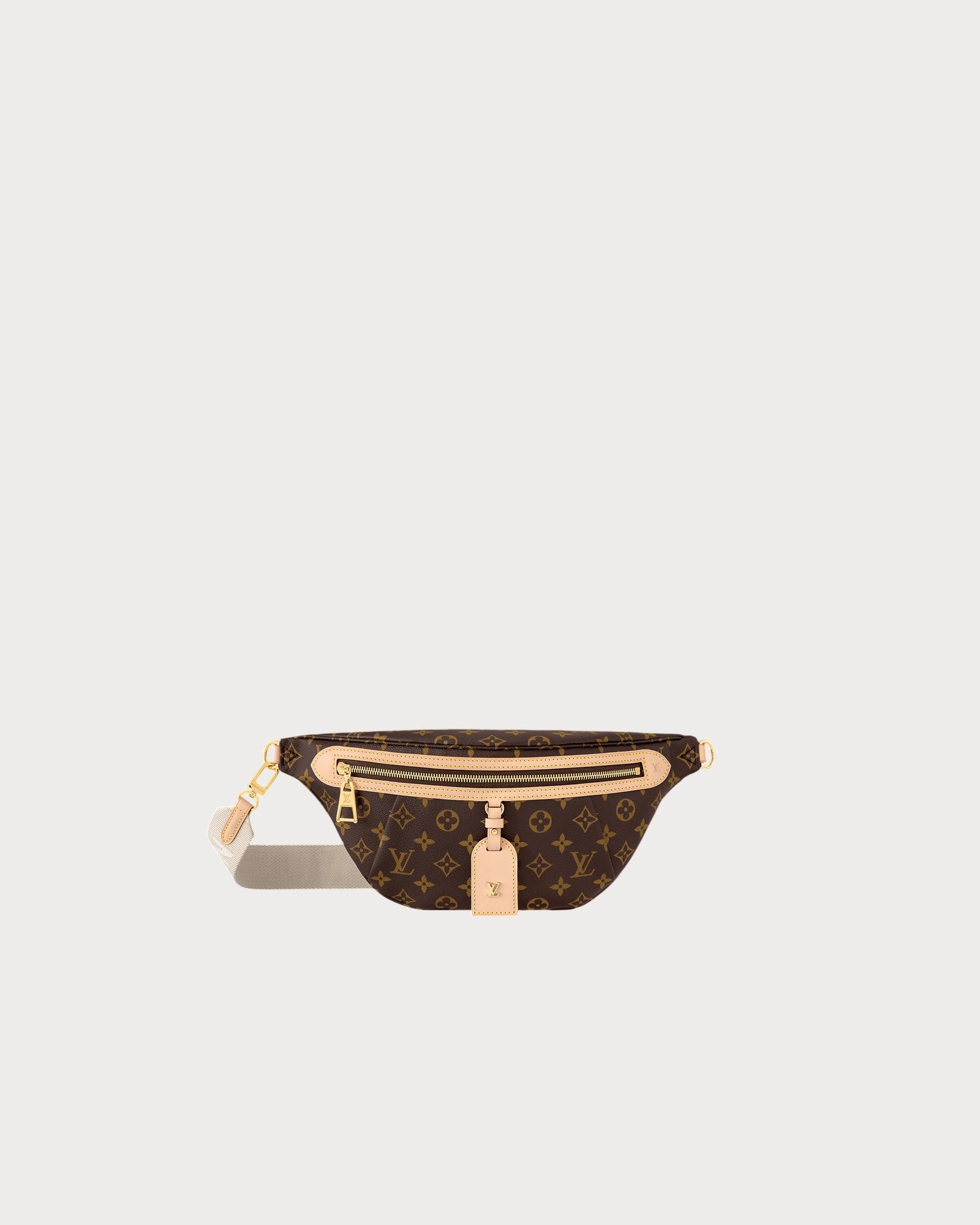 LOUIS VUITTON M46784 High Rise Bumbag Monogram Coated Canvas(Brown