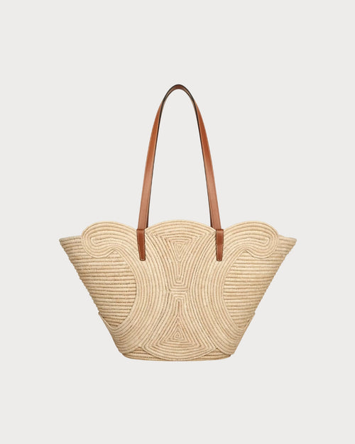 CELINE Classic Panier Medium Braided Triomphe | 赛琳 草编袋 (啡色) - LondonKelly 英国名牌代购