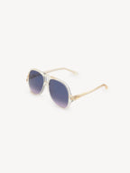 CHLOE Women's Salomé sunglasses | Chloe sunglasses (blue)