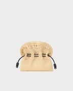 LOEWE Flamenco Raffia Clutch(Medium/Brown)