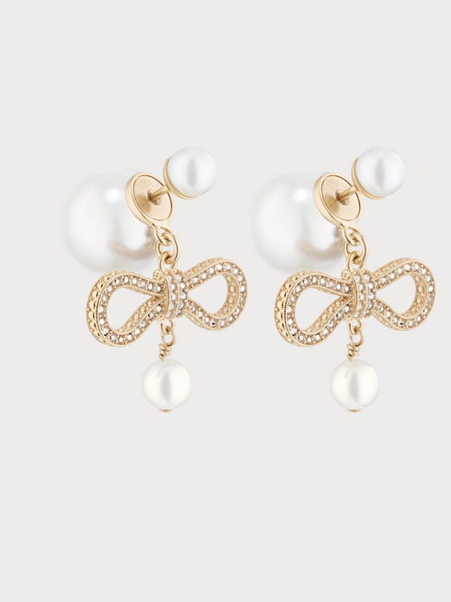 CHRISTIAN DIOR Dior Tribales Earrings(Gold)