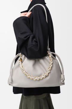 LOEWE Large Flamenco Purse in mellow nappa lambskin | Loewe Handbag (Large/Multicolor)