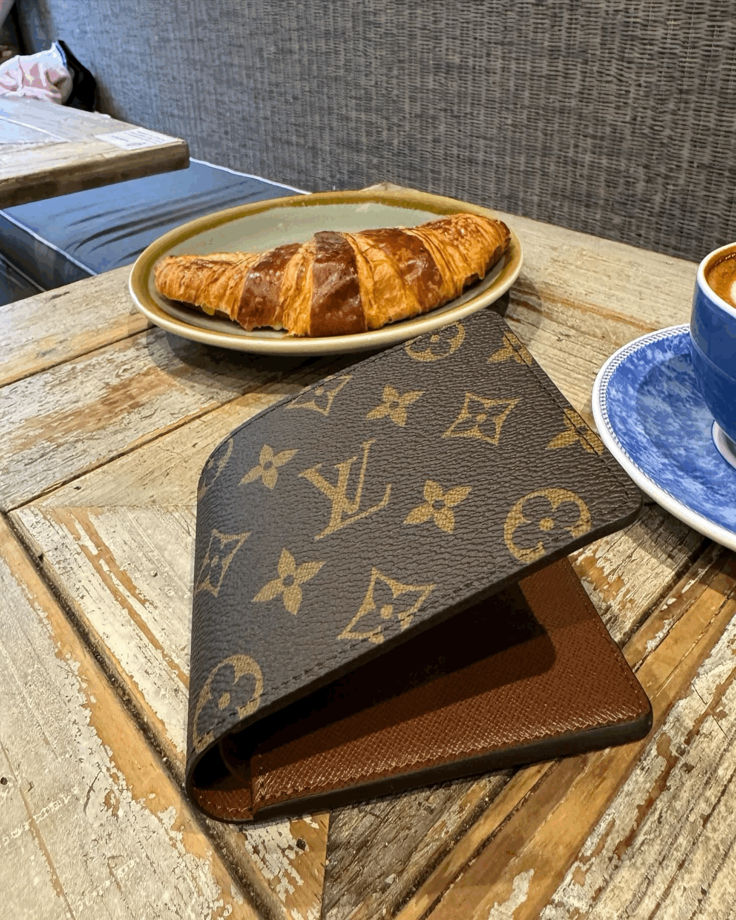 LOUIS VUITTON M60895 Men's Multiple Wallet Canvas(Brown