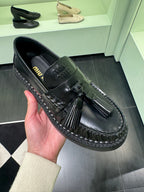 MIU MIU Tassel Loafers in Leather(2 Colors)