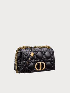 CHRISTIAN DIOR Dior Caro Bag Quilted Macrocannage Calfskin(Medium/3 Colors)