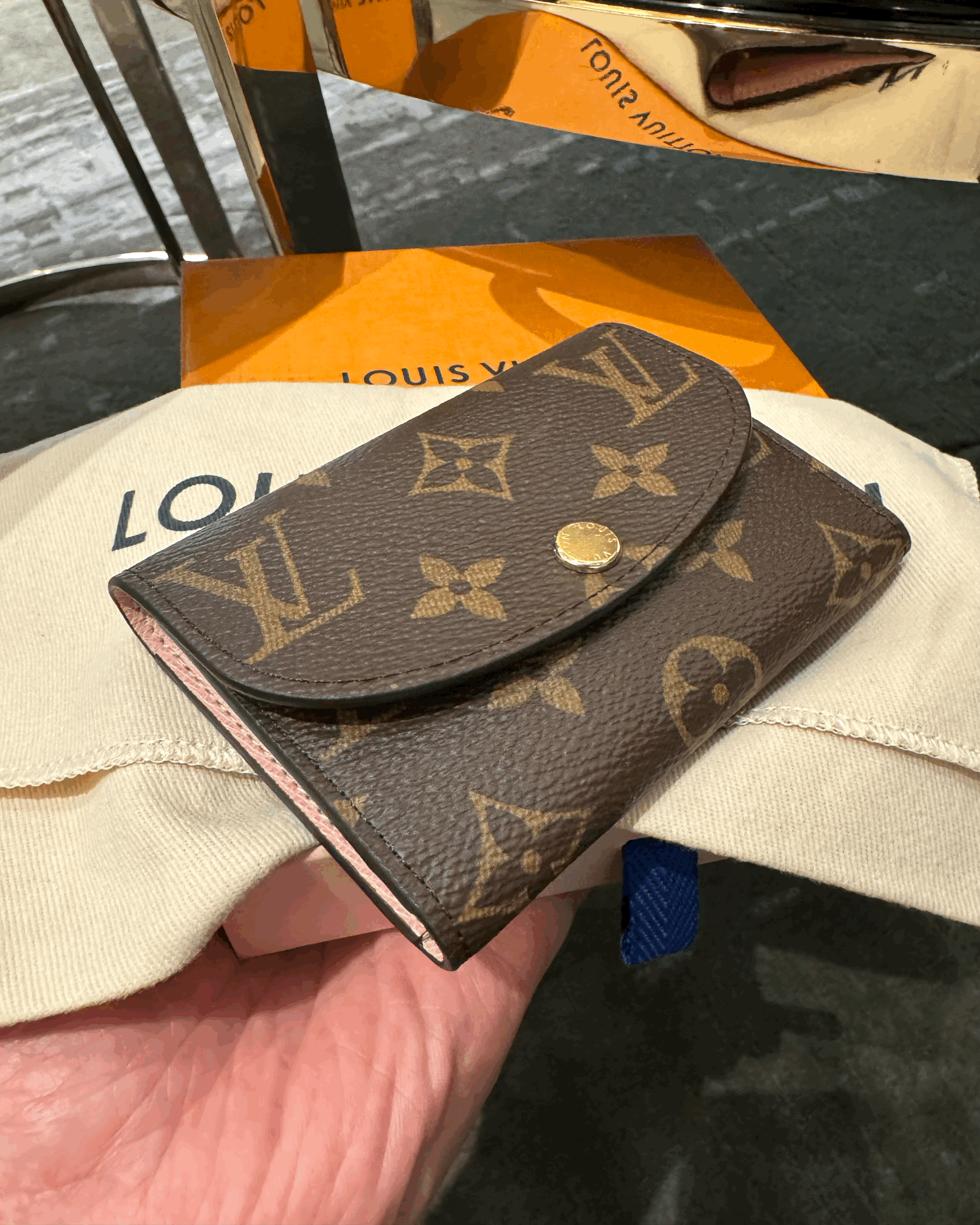 LOUIS VUITTON M62361 Rosalie Coin Purse Monogram Coated Canvas(2 