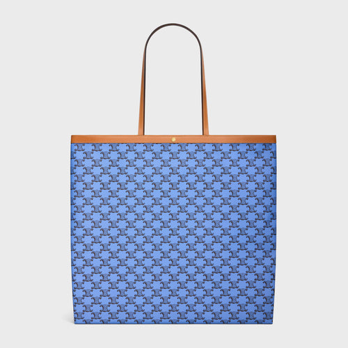 CELINE Large Flat Shopper in Triomphe Canvas | Celine large flat shopping bag, made of Triomphe canvas (multiple colors)