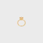 CELINE Triomphe Solitaire Sparkle Ring | 賽琳 戒指 (金色)