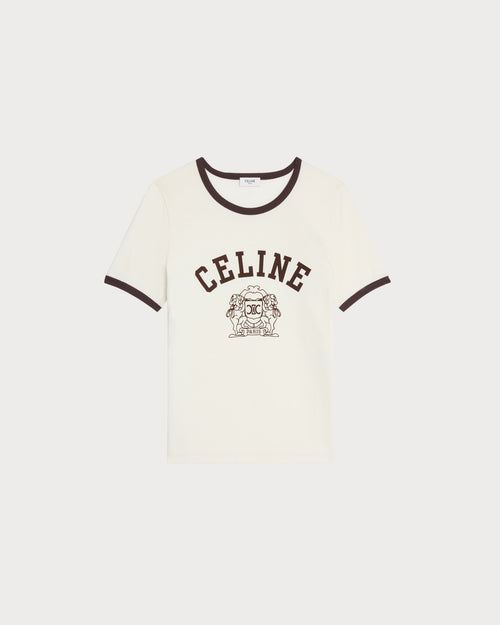 CELINE Blason 70's T-Shirt Cotton Jersey(2 Colors)