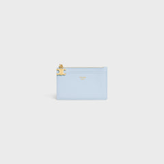 CELINE Zipped Card Holder Triomphe Charms In Grained Calfskin | 賽琳 卡套 (多色)