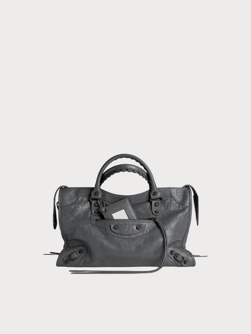 BALENCIAGA Women's Le City Bag in Black Lambskin(Medium/3 Colors)