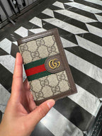 GUCCI Men’s Ophidia GG Card Case(Beige)