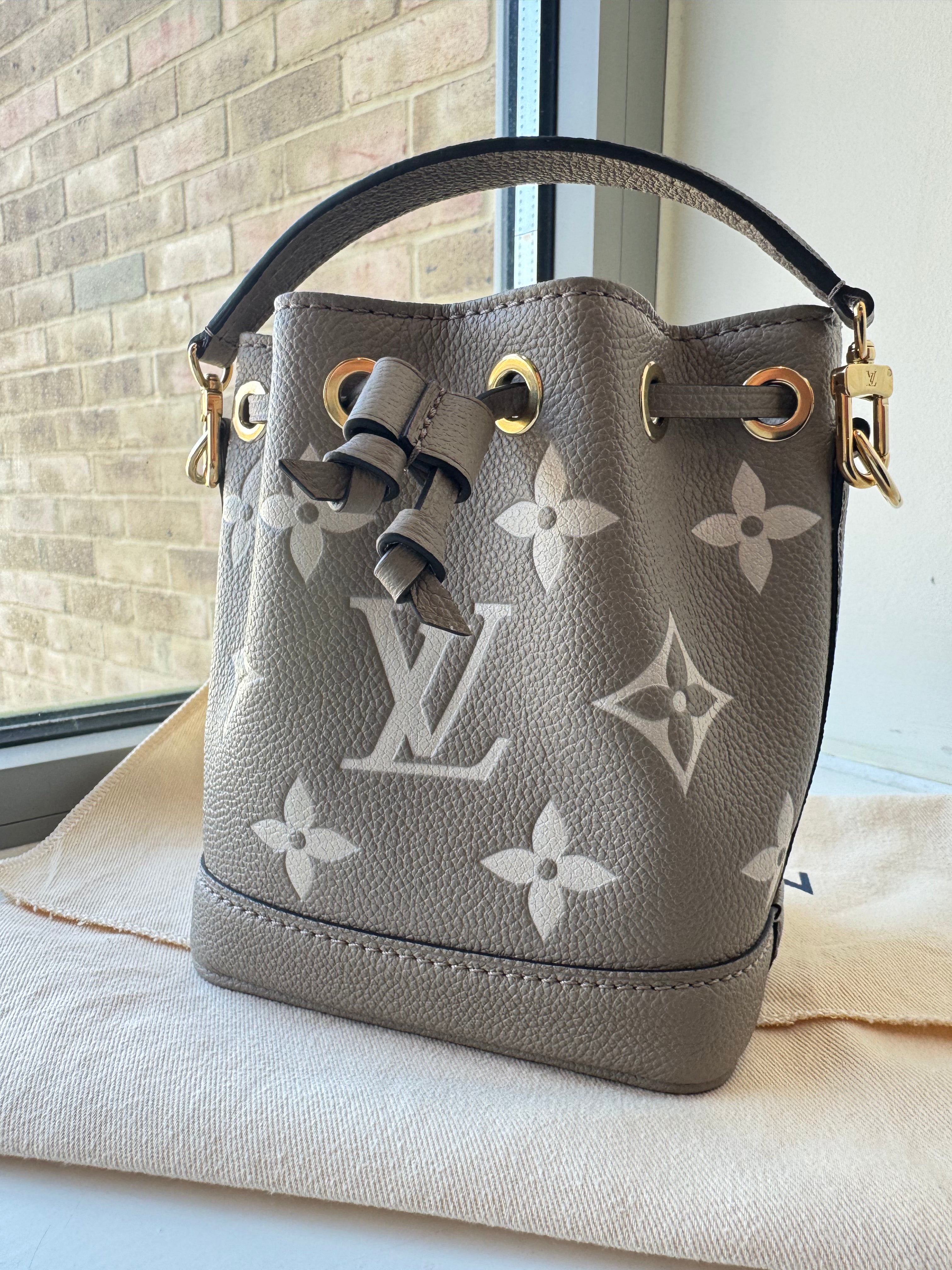 LOUIS VUITTON M46291 Noe Bag Monogram Canvas(Nano/Grey