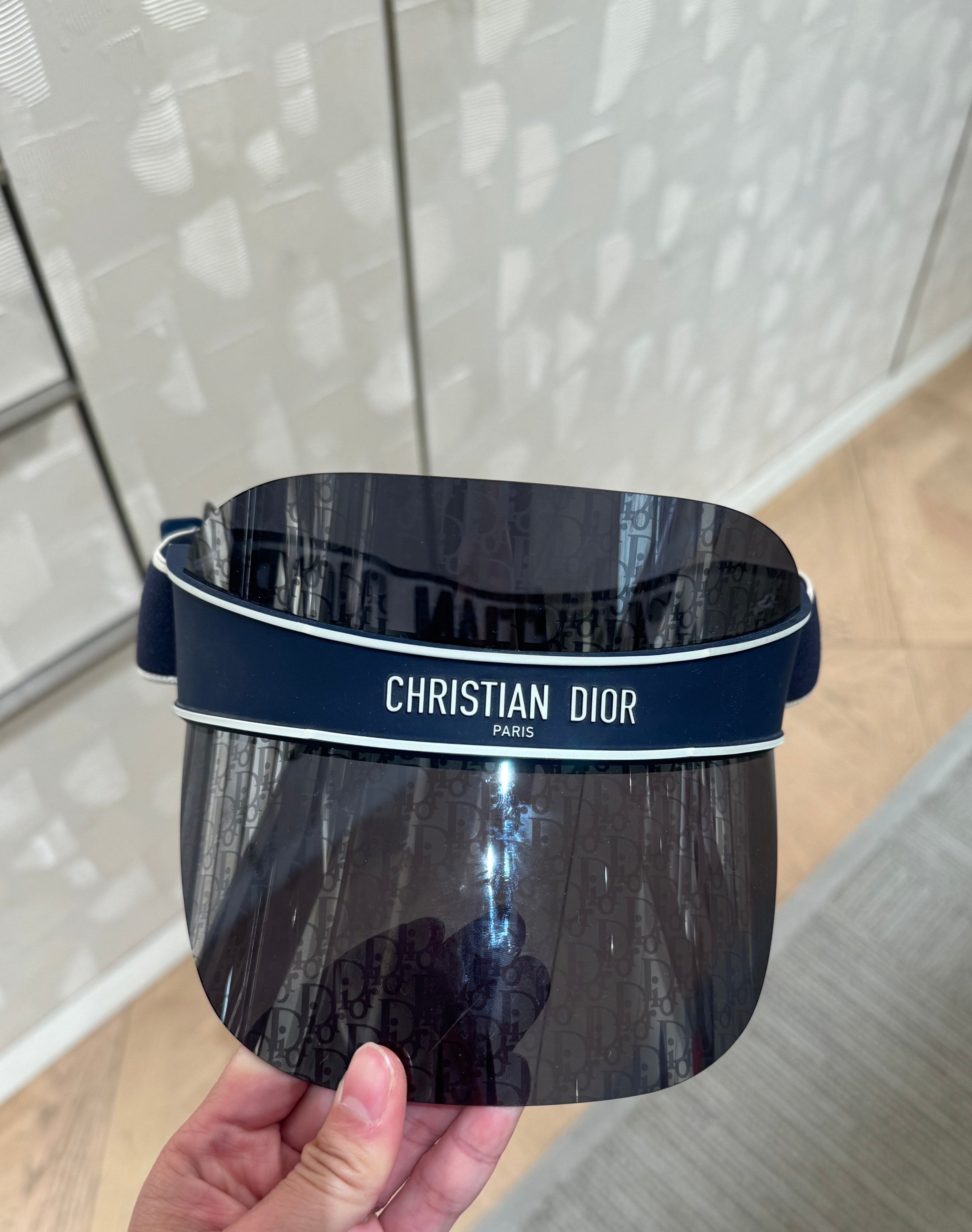 CHRISTIAN DIOR DiorClub V1U Oblique Jacquard Acetate(Blue