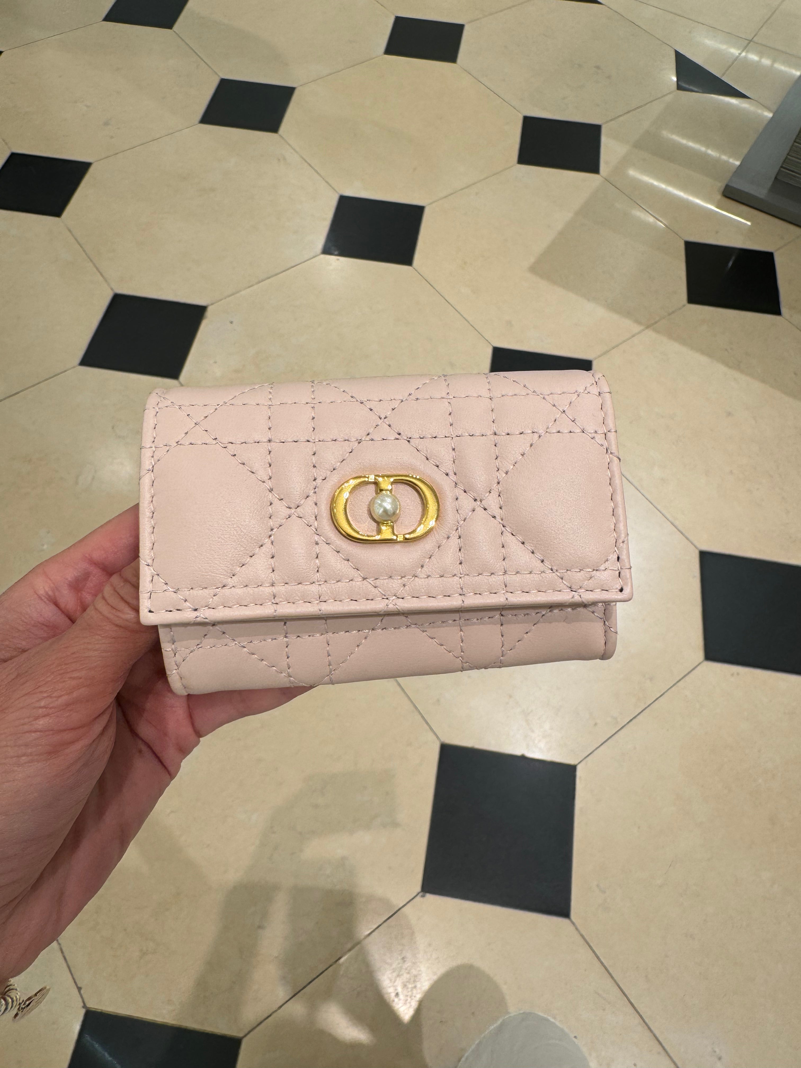 CHRISTIAN DIOR Jolie Glycine Wallet Lambskin(3 Colors
