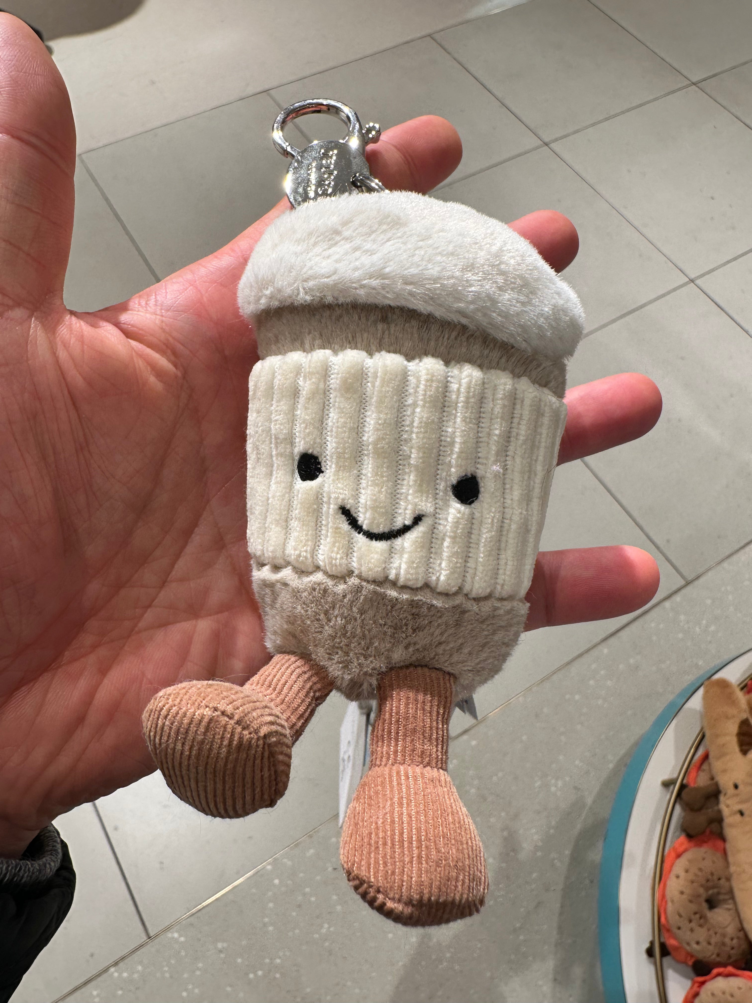 JELLYCAT Amuseables Coffee-To-Go Bag Charm(Brown) | LONDONKELLY
