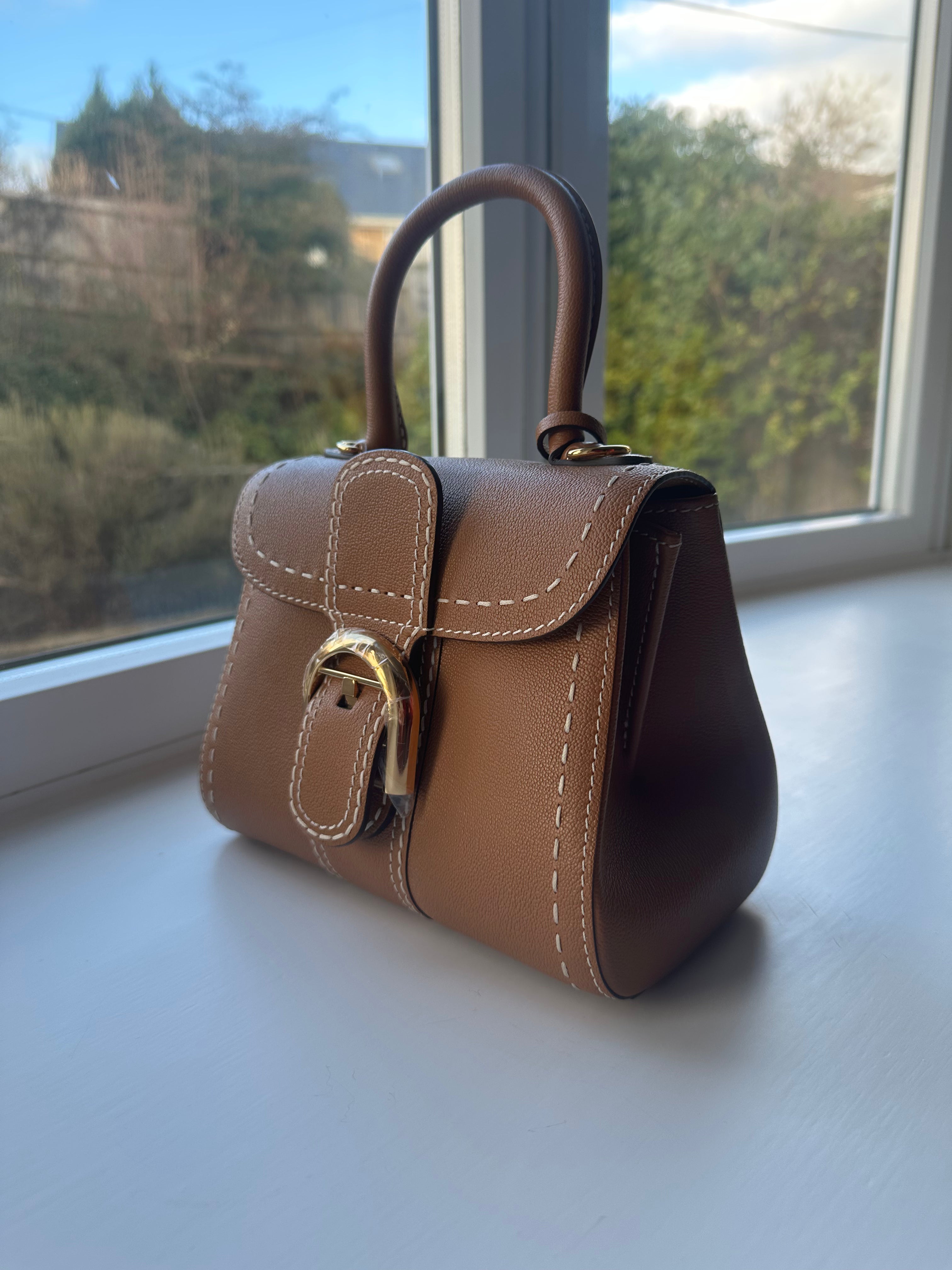 DELVAUX Brillant Mini Surpique Grained Calfskin | Delvaux Handbag