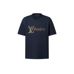 LOUIS VUITTON 1AFR94 Embroidered Short-Sleeved T-Shirt | Louis Vuitton Men's Top (Multicolor)