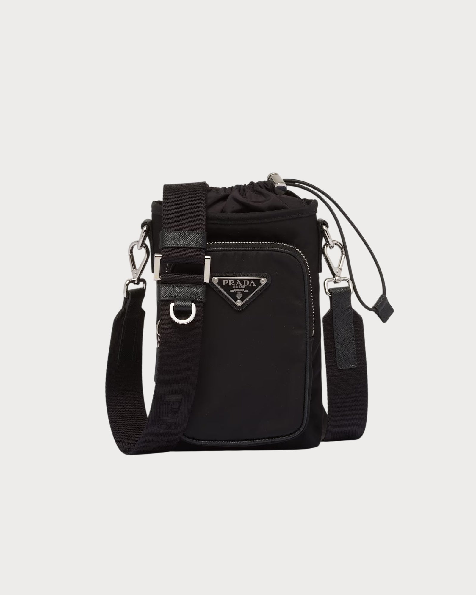 普拉達 2ZH155 Smartphone Case Black Re-Nylon再生尼龍手袋(黑色 