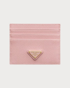 PRADA 1MC025 Saffiano Leather Triangle Logo Card Holder(Many)