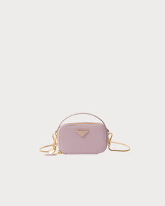PRADA Saffiano Leather Mini-Pouch | 普拉达 迷你手袋 (Pink)