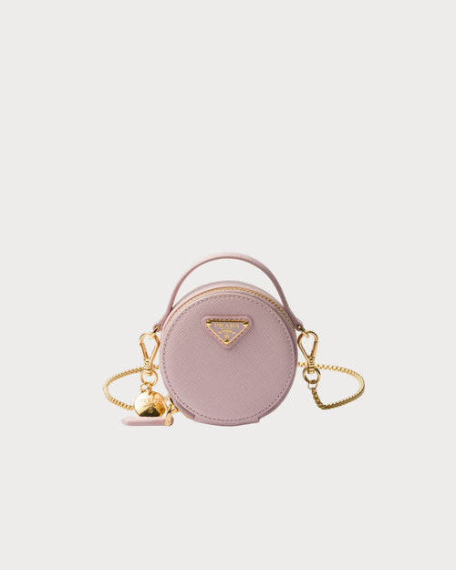 PRADA Saffiano Leather Mini-Pouch | 普拉达 迷你袋 (Pink)