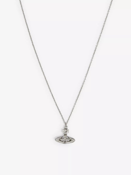 VIVIENNE WESTWOOD Pina Small Bas Relief Pendant Silver | Queen Mother Necklace (Silver)