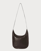 The Row N/s Izzy Shoulder Bag 皮革单肩袋(深棕色)