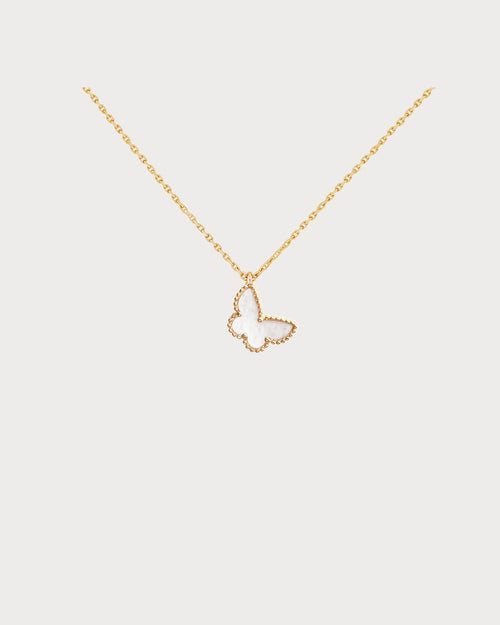 VAN CLEEF & ARPELS Sweet Butterflies Pendant (Yellow Gold)