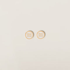 MIU MIU Enameled Metal Earrings | 繆繆 耳環 (多色)