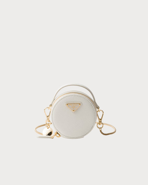 PRADA Saffiano Leather Mini-Pouch | 普拉达 迷你袋 (White)