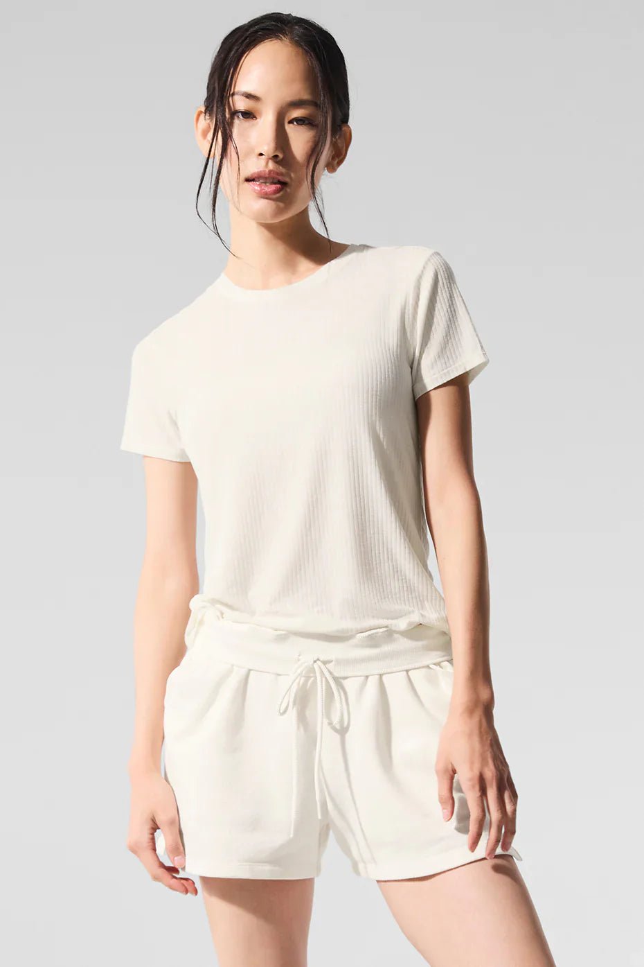 ALO Yoga Ribbed Sea Coast Tee 尼龍T恤(4色) | LONDONKELLY