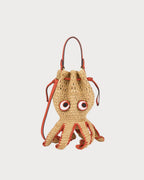 ANYA HINDMARCH Octopus Cross - body | 安雅·希德玛芝 Octopus 斜背包(天然色) - LondonKelly 英国名牌代购