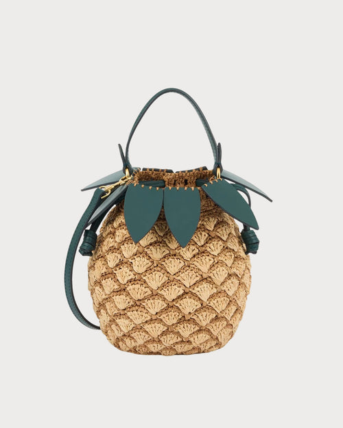 ANYA HINDMARCH Pineapple Cross - body | 安雅·希德玛芝 Pineapple 斜背包(天然色) - LondonKelly 英国名牌代购