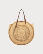 ANYA HINDMARCH Raffia Round Bow Tote | 安雅·希德玛芝 草编圆形蝴蝶结托特包(天然色) - LondonKelly 英国名牌代购