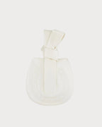 ANYA HINDMARCH Tie the Knot Clutch | 安雅·希德玛芝 Tie the Knot 手拿包(象牙白) - LondonKelly 英国名牌代购
