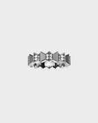 APM MONACO A23692XBR Dark Grey Up and Down Ring | 深灰色上下戒指 (深灰色) - LondonKelly 英国名牌代购