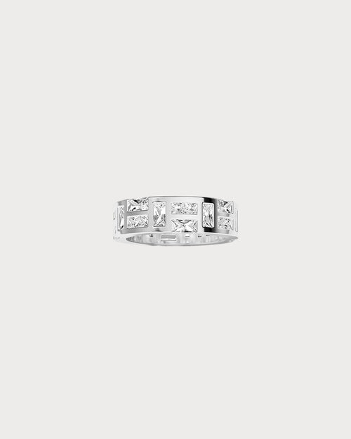 APM MONACO A23798OX Ice Ring | 冰晶戒指 (銀色) - LondonKelly 英國名牌代購