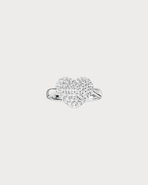 APM MONACO A23918OX XL Heart Ring | 加大愛心戒指 (銀色) - LondonKelly 英國名牌代購