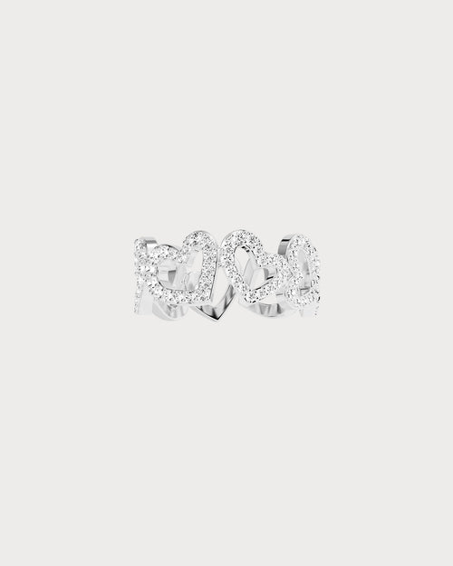 APM MONACO A23996OX Heart Ring | 愛心戒指 (銀色) - LondonKelly 英國名牌代購