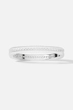 APM MONACO AB5033OX Pave Bangle | 鑲石手鐲 (銀色) - LondonKelly 英國名牌代購